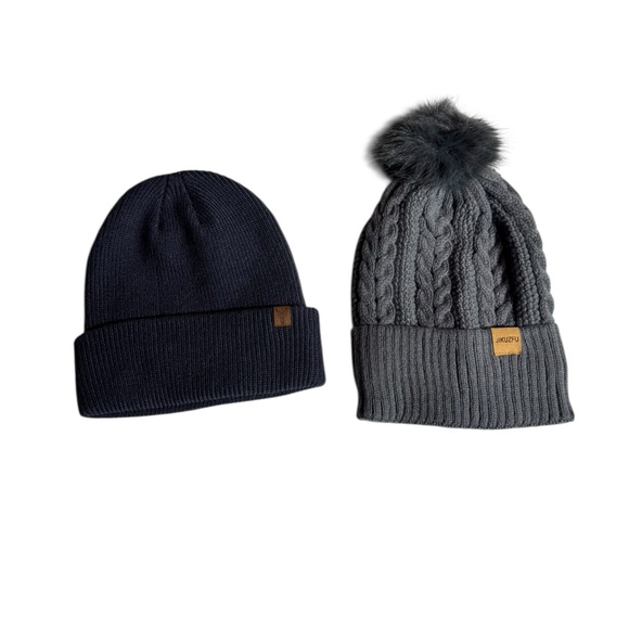 Mens Beanies Hat Winter Ski Snow Lot of 2 New - Picture 2 of 6